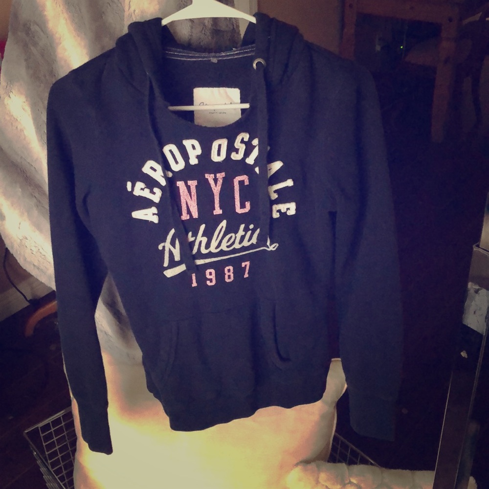 Navy blue Aeropostale Medium hoodie like New